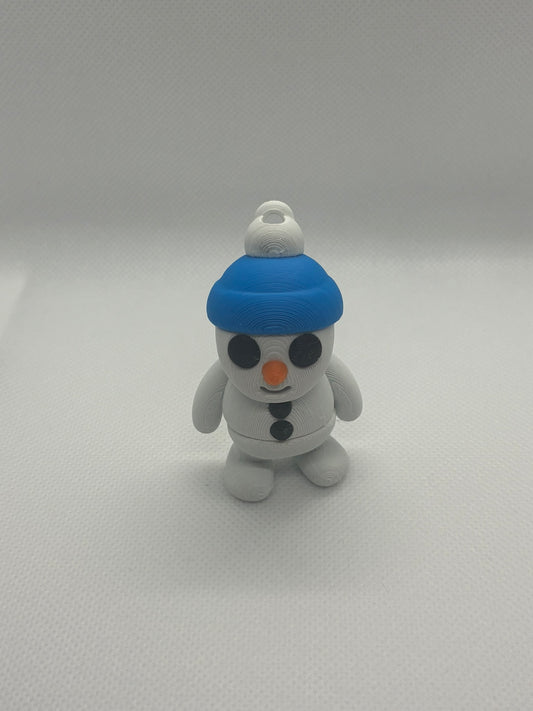 Cute Snowman Keychain