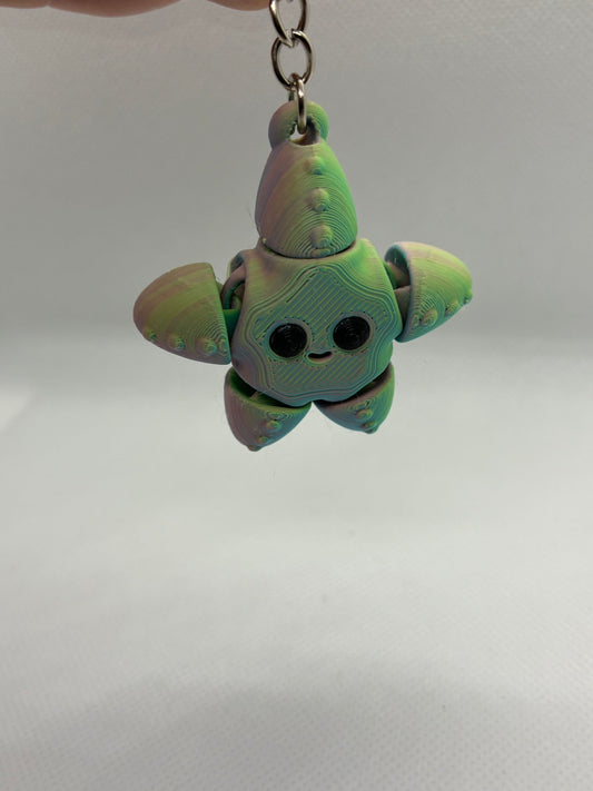 Adorable Starfish Keychain