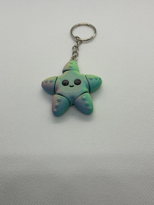 Adorable Starfish Keychain